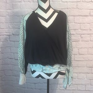 FREE PEOPLE Faux Wrap Top
